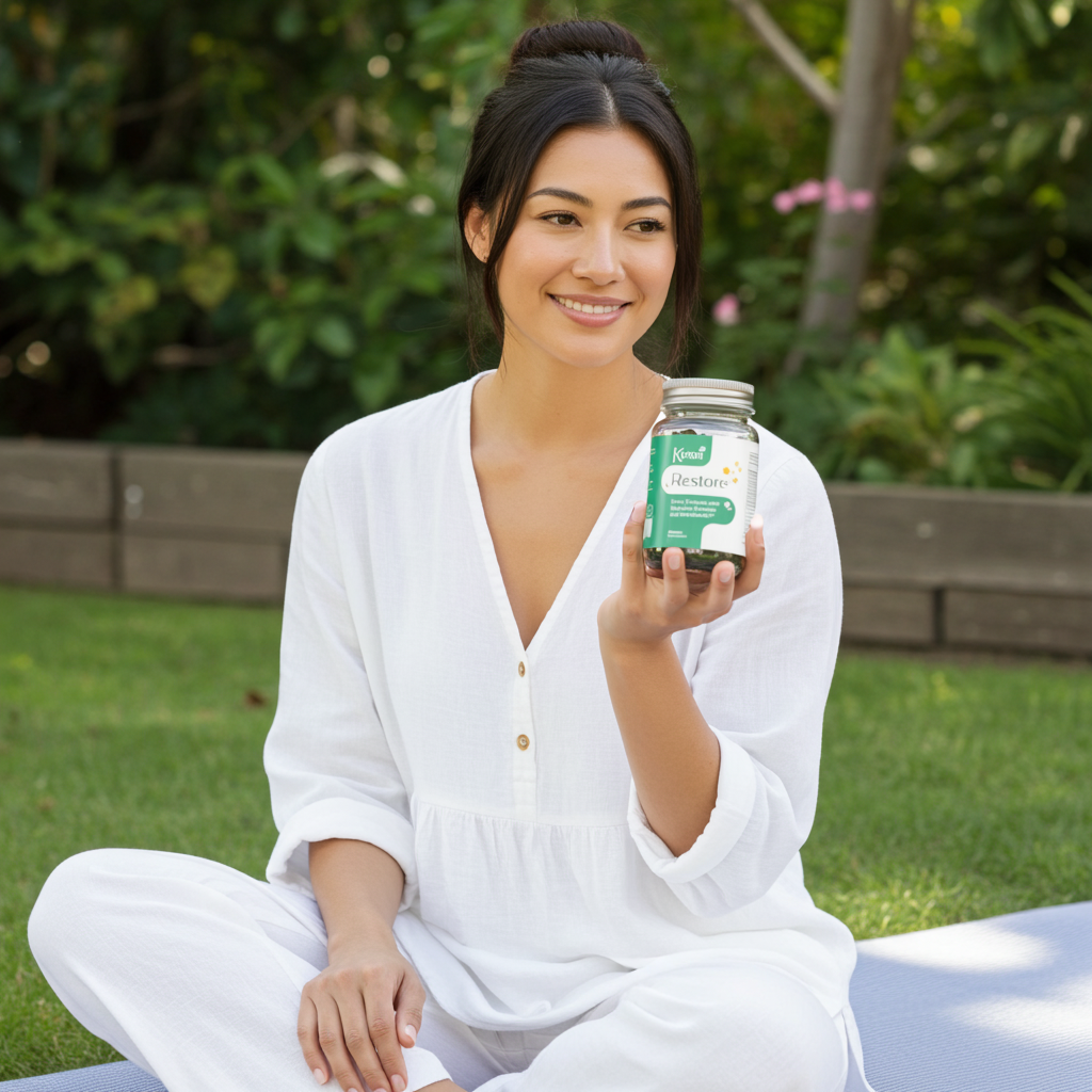 Dagelijks gebruik van Amare Restore als onderdeel van een bewuste welzijnsroutine