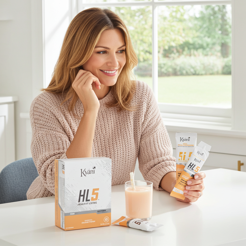 Amare HL5 Peach Collagen – Dagelijkse collageenondersteuning voor huid, haar en nagels