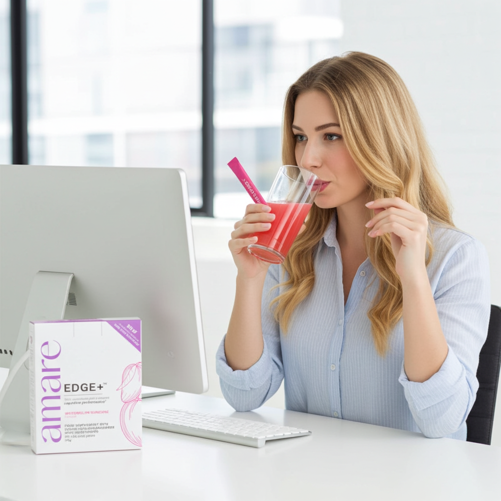 Amare EDGE+ Watermelon – Focus & motivatie met nootropics en cafeïne