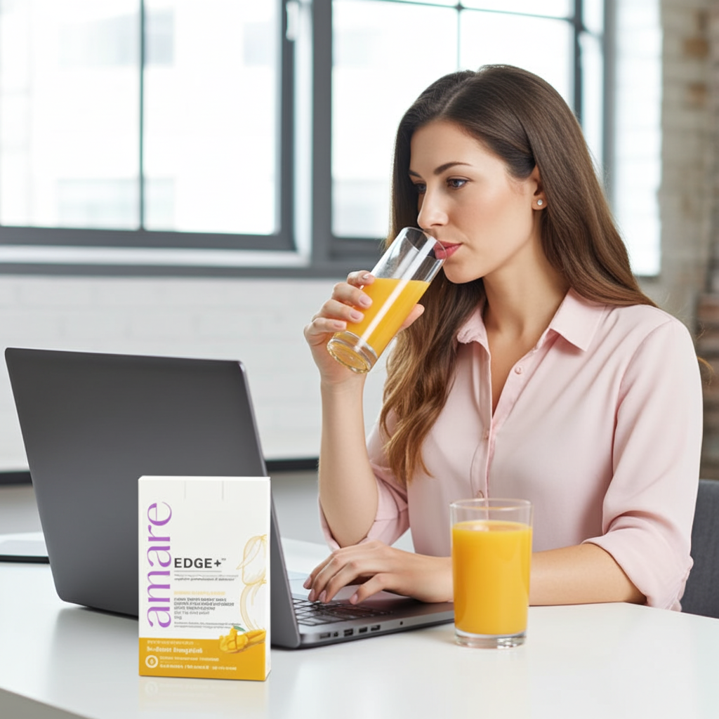 Amare EDGE+ Mango – Focus & motivatie met nootropics